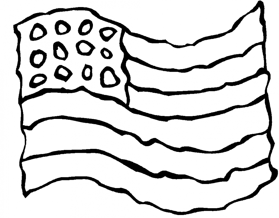 Download Free Printable American Flag Coloring Page Or Print Free