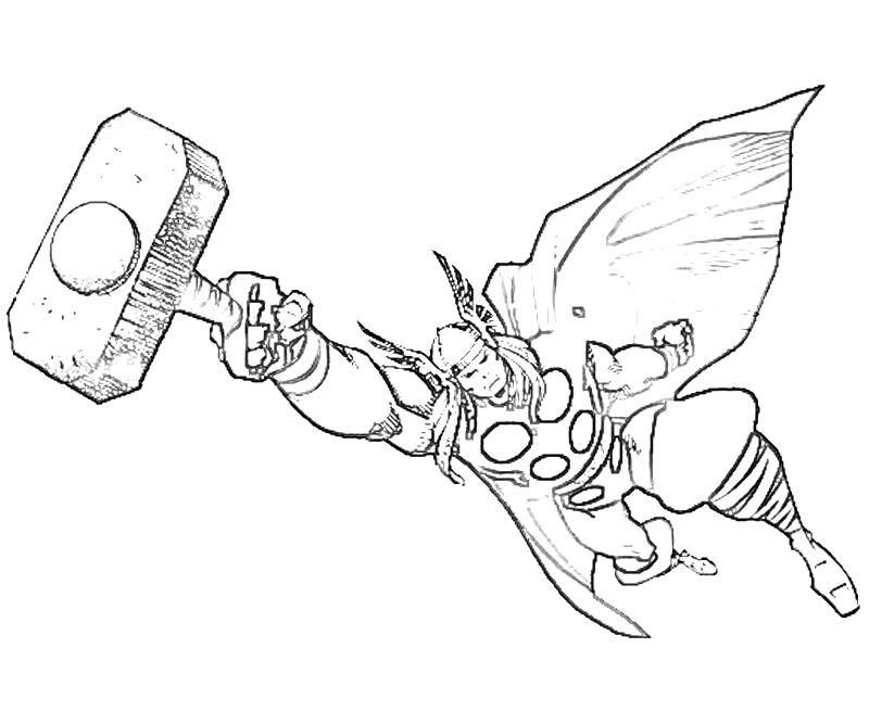 Download Thor Coloring Pages