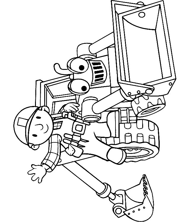 Bob The Builder Coloring Pages Images  Pictures 