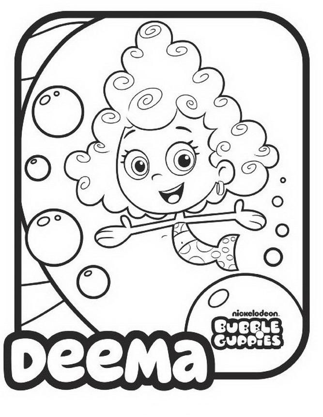 Bubble Guppies| Coloring pages