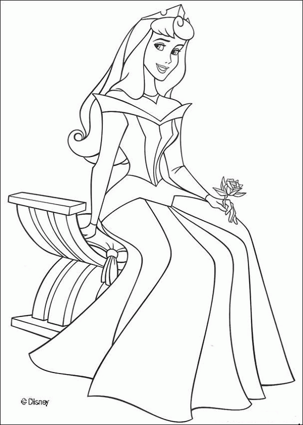 Disney Princess coloring pages | free printable