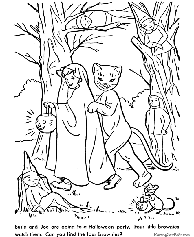 Spooky Coloring Pages for Halloween