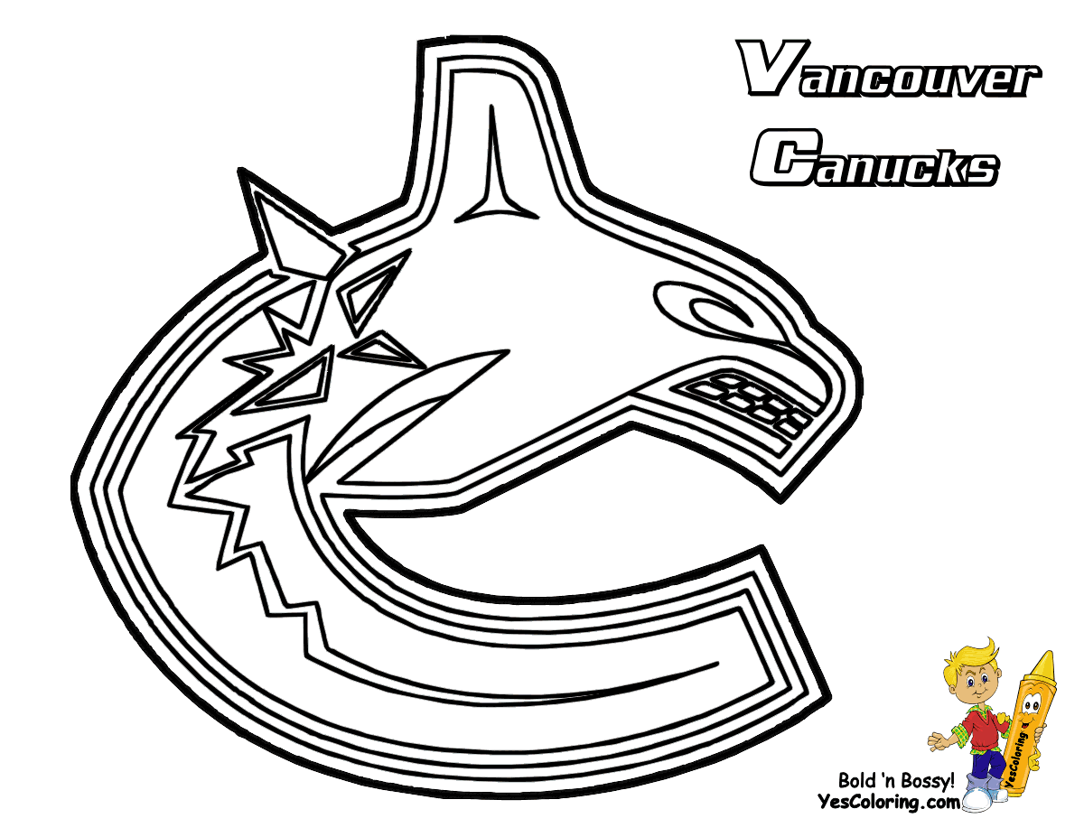 hockey coloring pages penguins