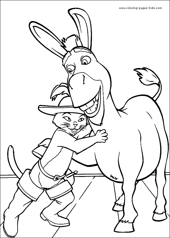 puss in boots coloring pages for kids