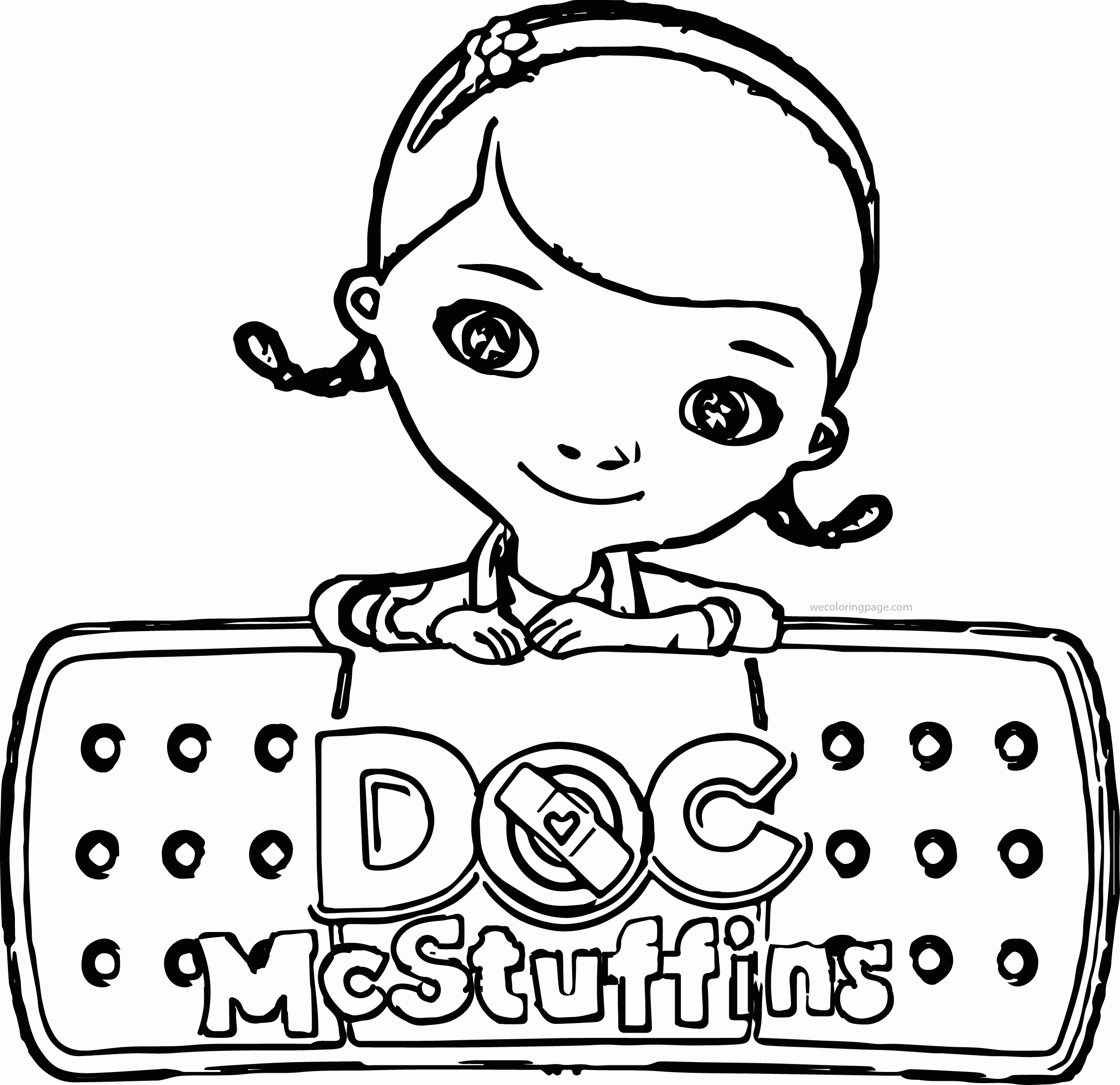 Dr Mcstuffins Coloring Page Clip Art Library
