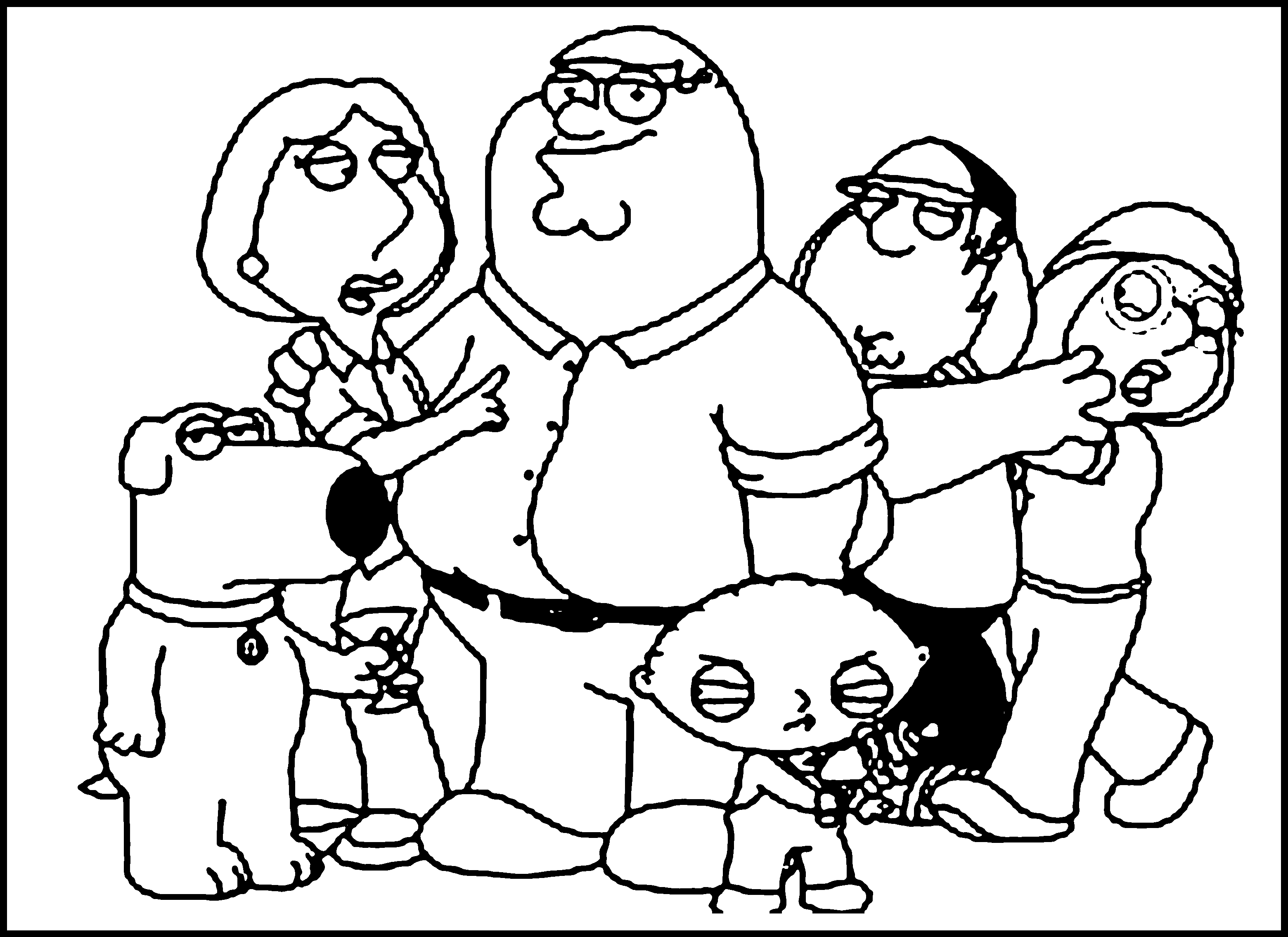 Of Family Guy | Coloring Pages for Kids and for Adults