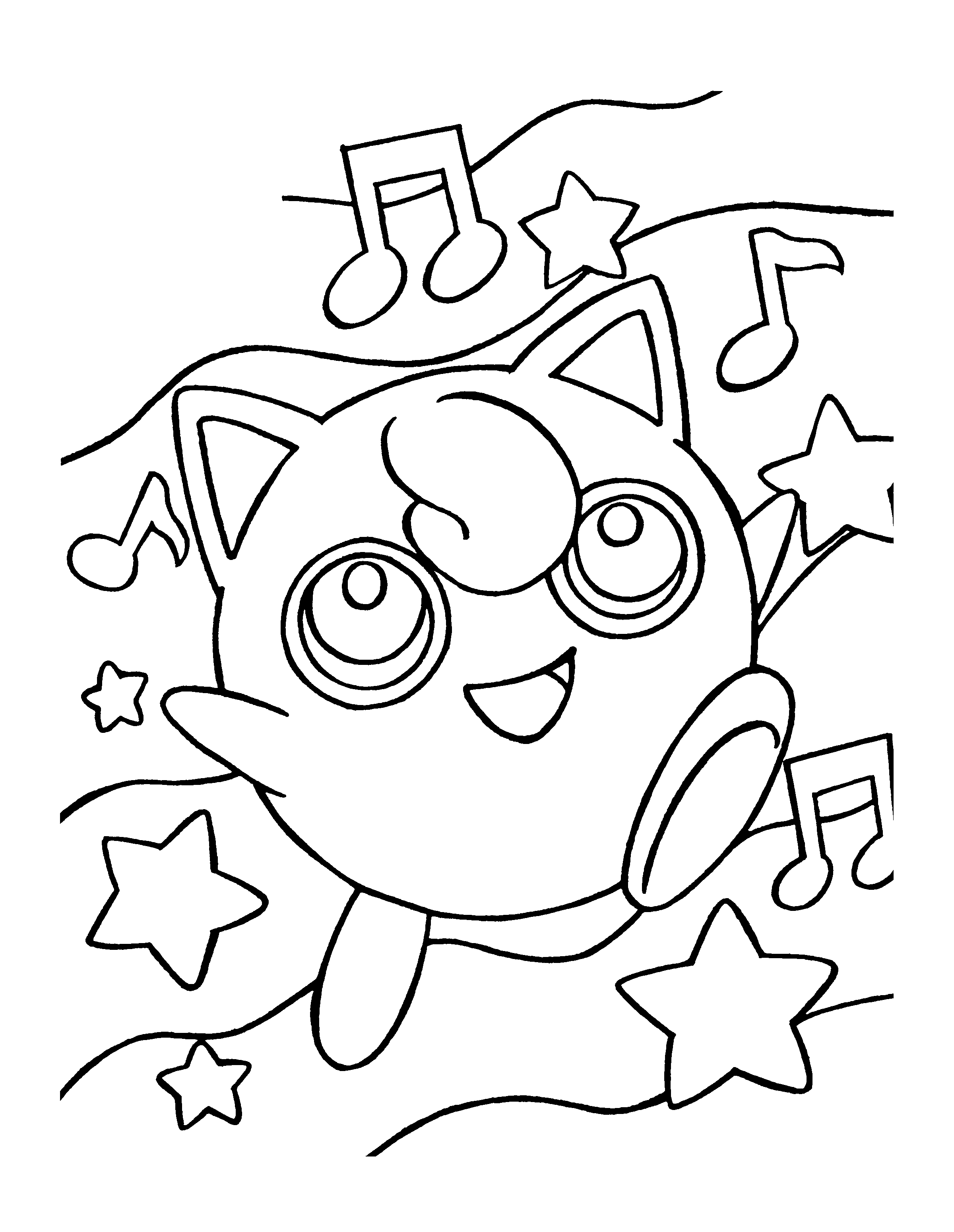 Pokemon Free Printable Colouring Pages