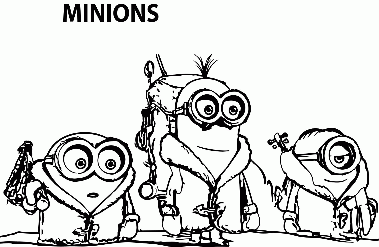 Minions The Movie Coloring Page | Coloring Pages For All Ages