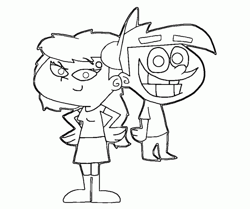 Timmy Turner Coloring Pages