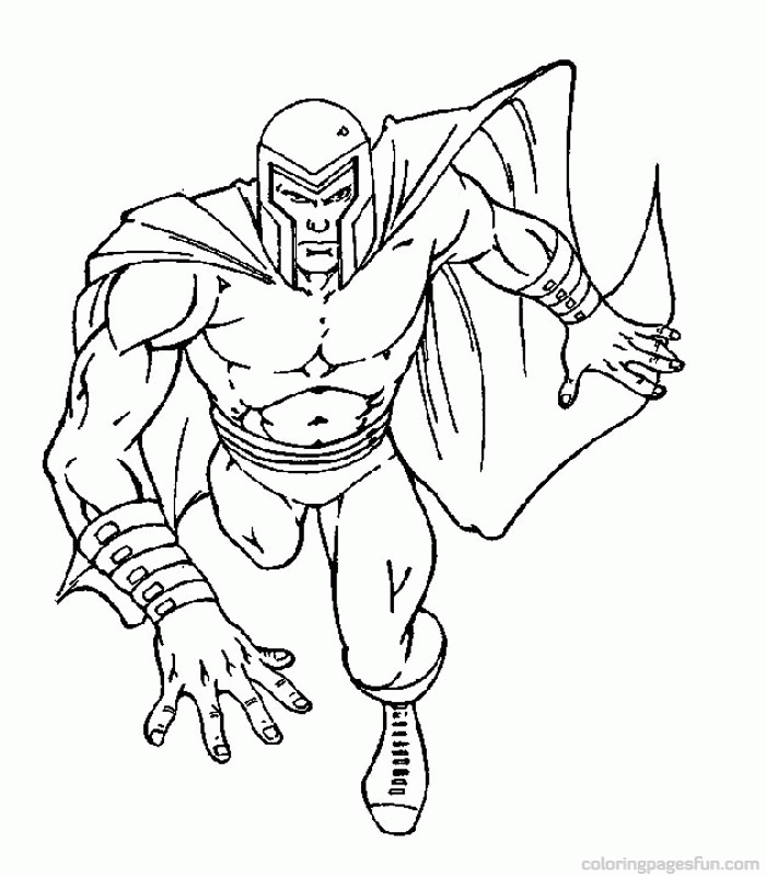 magneto Marvel Xmen| Coloring Pages for Kids | Great Coloring Pages