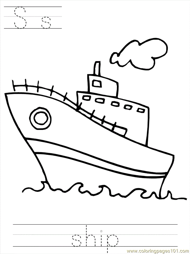 Coloring Pages Veterans Daybposter Ship (Entertainment  Holidays