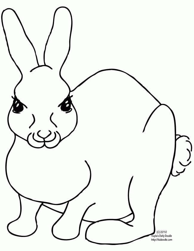 chinese zodiac rabbit coloring page - Clip Art Library