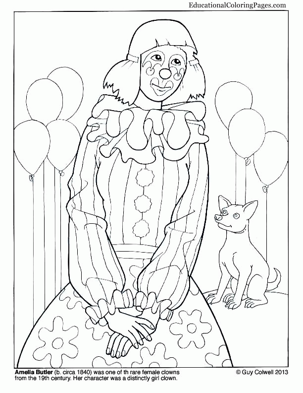 Clowns Coloring Book One | Animal 