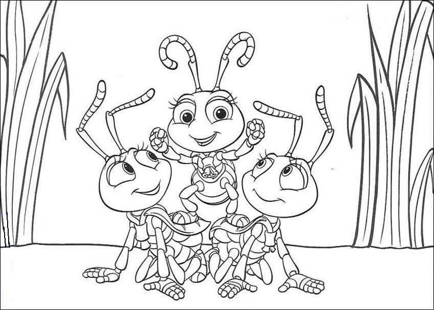 A Bugs Life Coloring pages Free Printable Download | Coloring