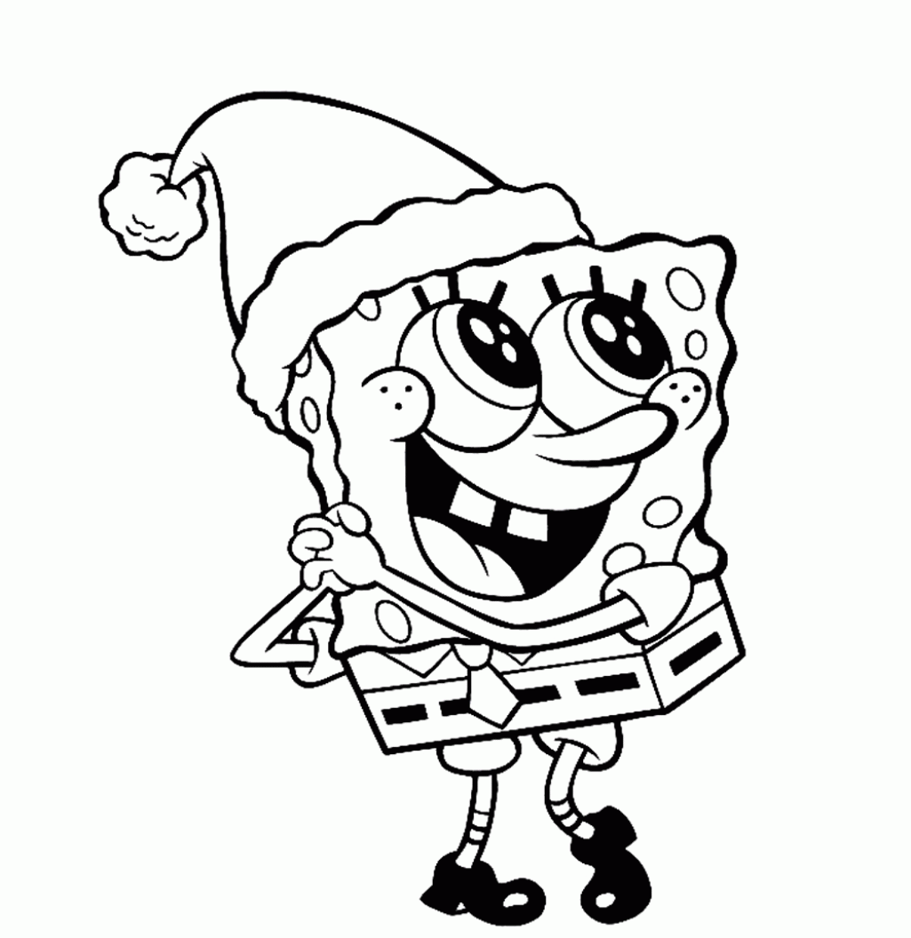 Free Spongebob Christmas Coloring Pages Free Printable Download Free 