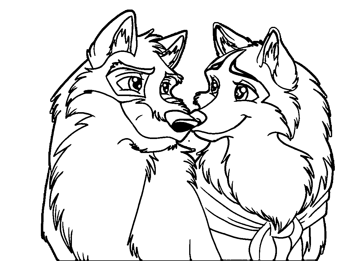 Wip Balto And Jenna Coloring Page