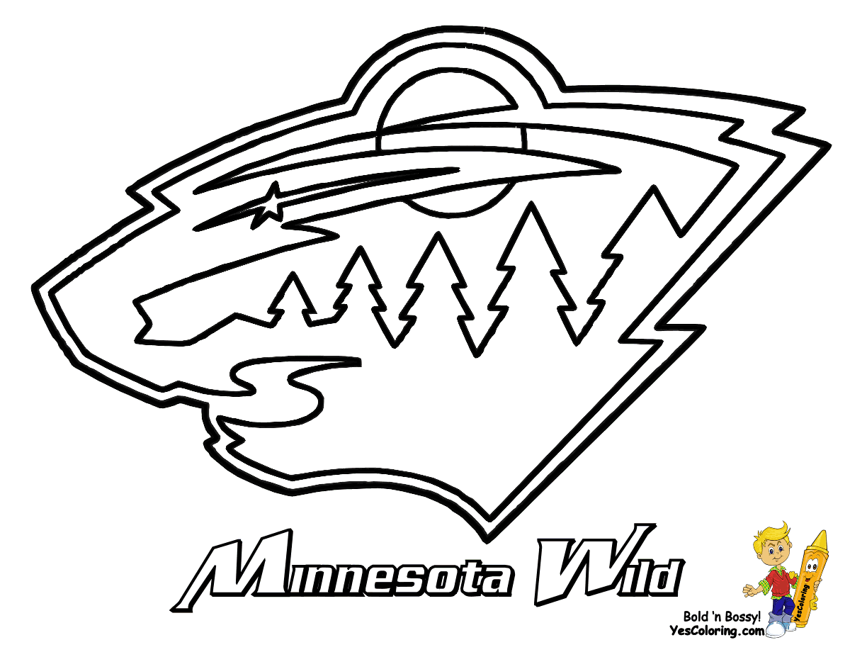 Wild Hockey Coloring Pages Clip Art Library