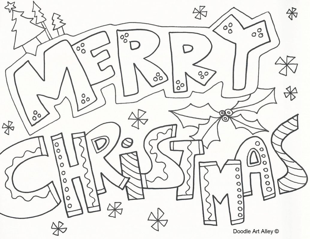 Free Merry Christmas Coloring Pages Free, Download Free Merry ...