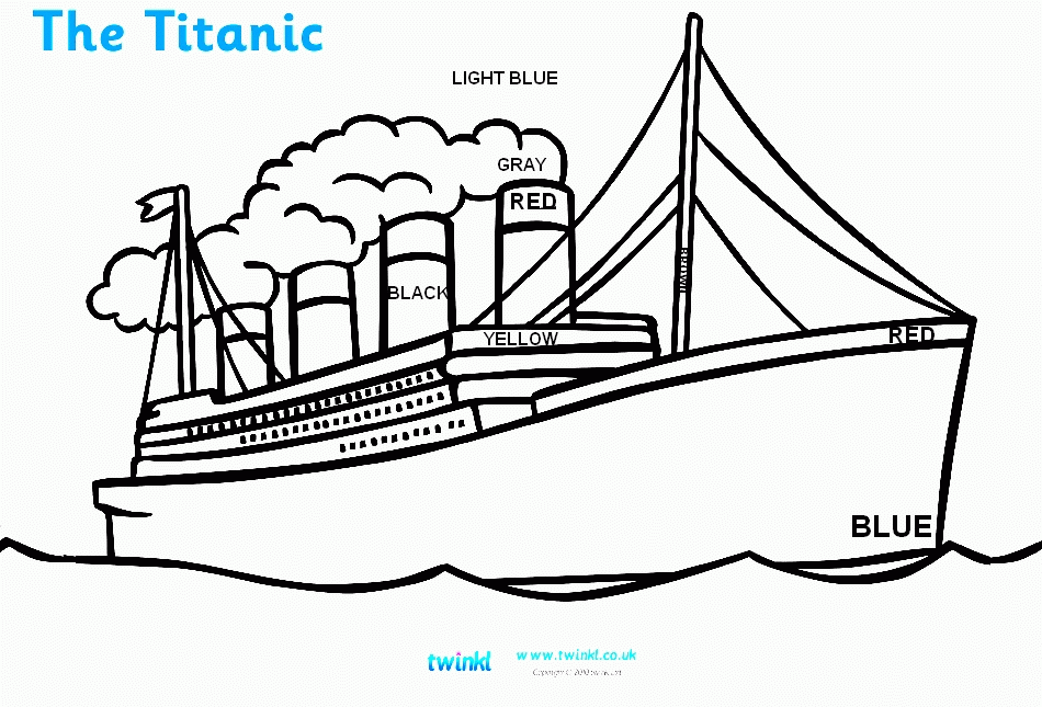 M Nzw Scherei Konkurrieren Industriell Titanic Kolorowanka Do Druku