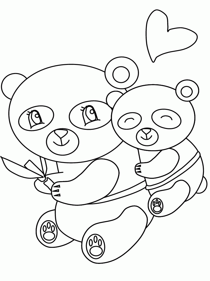Free Baby Pandas Coloring Pages, Download Free Baby Pandas Coloring