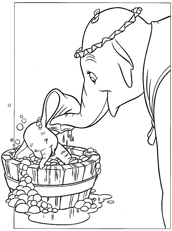 Dumbo | Coloring Pages for Kids and for Adults
