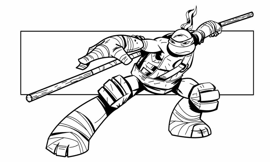 Tmnt Coloring Book Pages | High Quality Coloring Pages