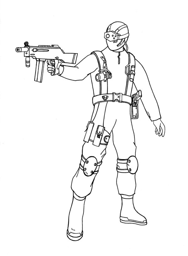 Call Of Duty Black Ops Coloring Page