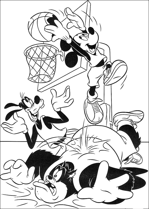 Basketball Coloring Pages and Book | Unique Coloring Pages