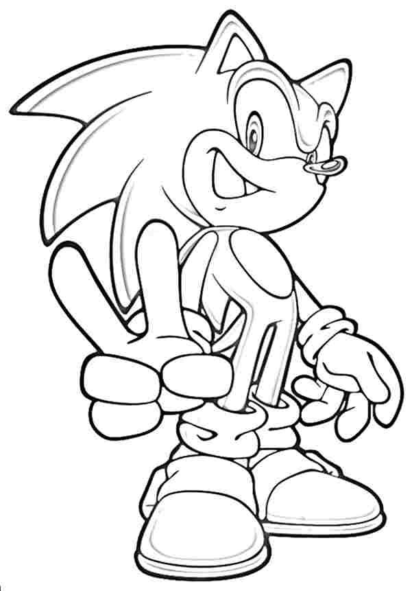 Free Sonic The Werehog Coloring Pages To Print, Download Free Sonic The