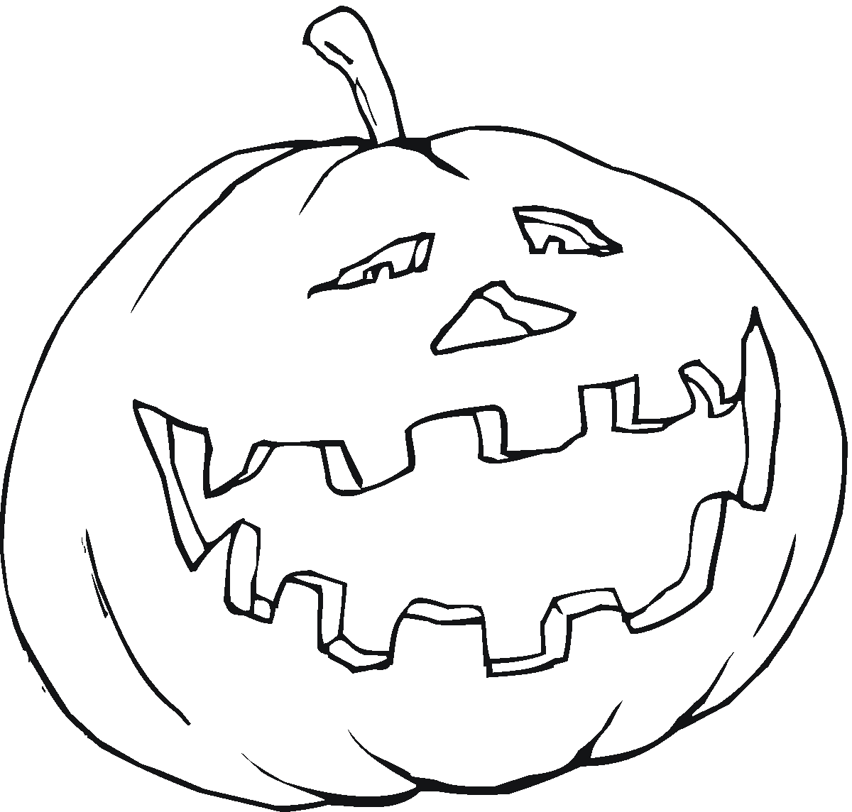 Free Pumpkin Coloring Pages � Halloween Arts