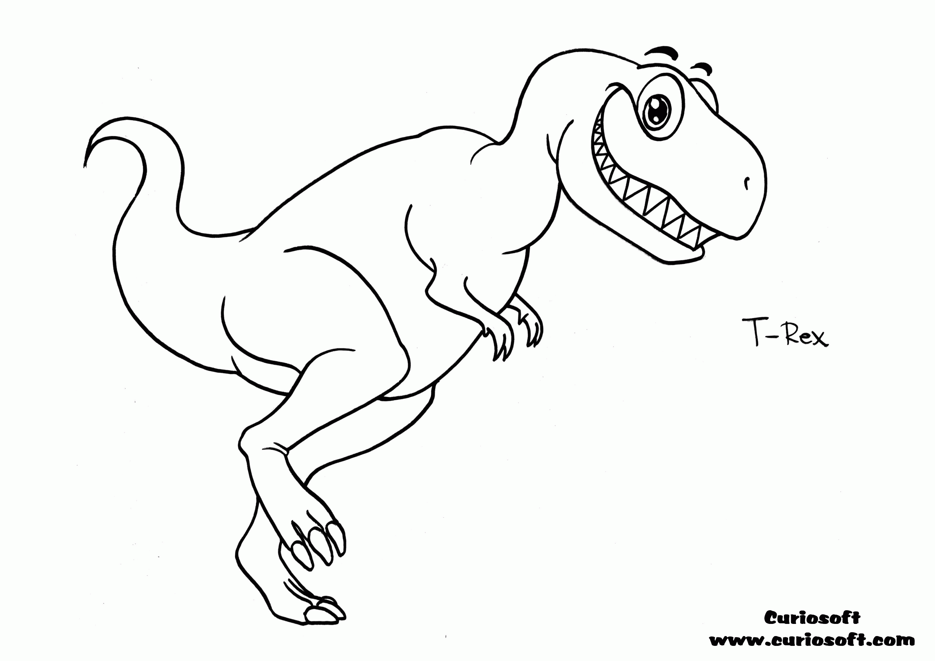 tyrannosaurus rex coloring page | High Quality Coloring Pages