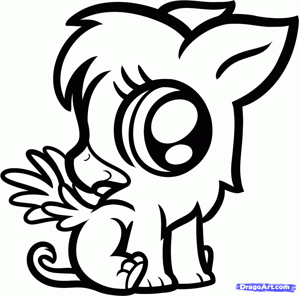 Free Anime Animals | Coloring Pages For Adults, Download Free Anime