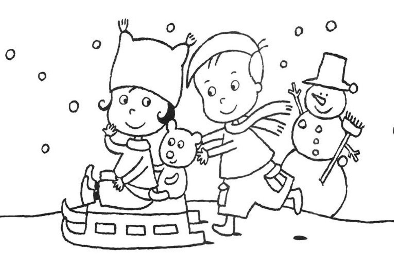 Free Free Winter Coloring Pages For Kids Printable Download Free Free