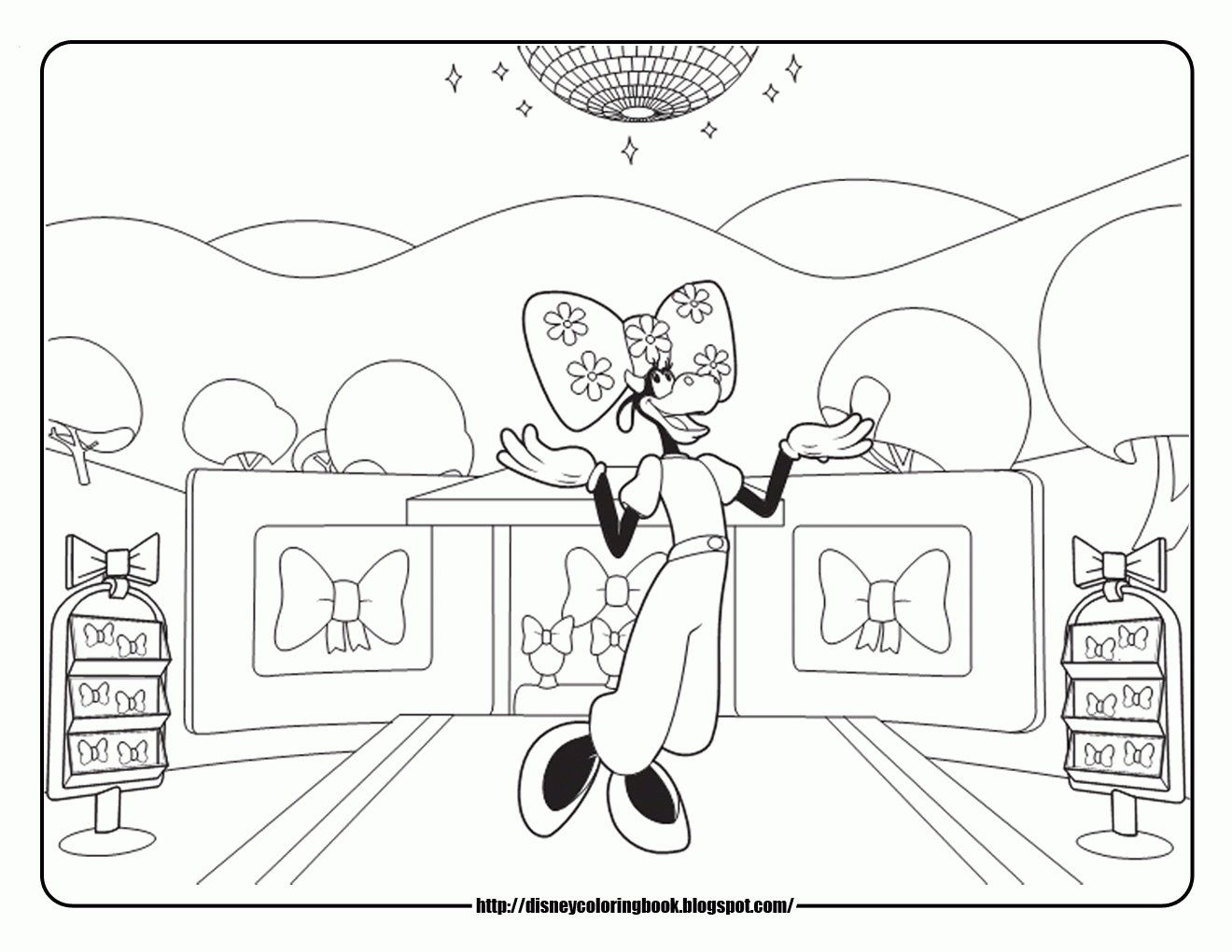 Mickey Mouse Clubhouse Coloring Pages 