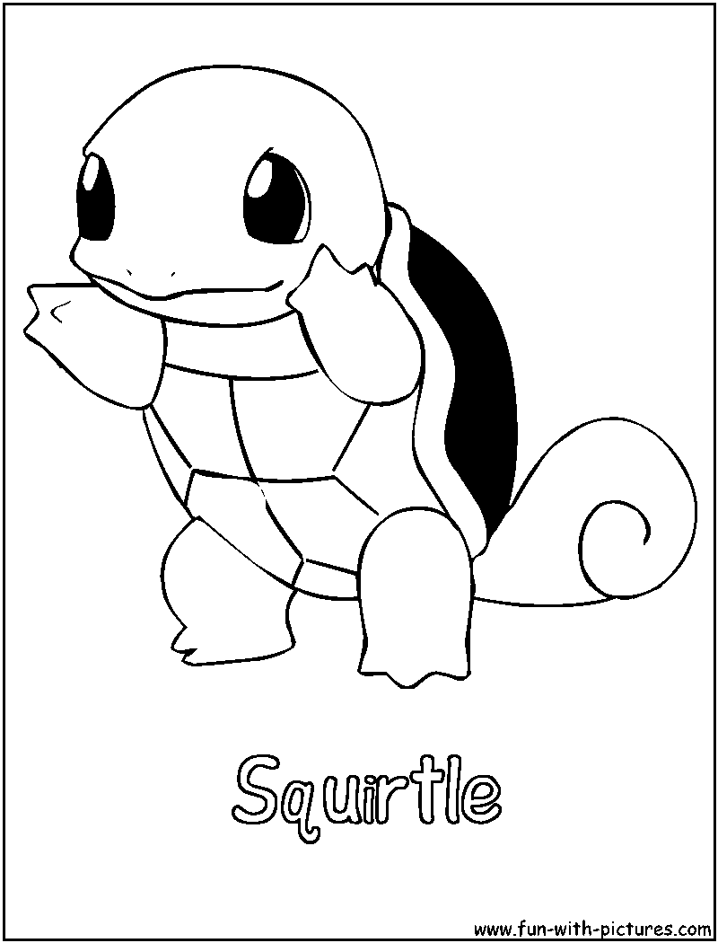 colouring pages printable pokemon squirtle   Clip Art Library