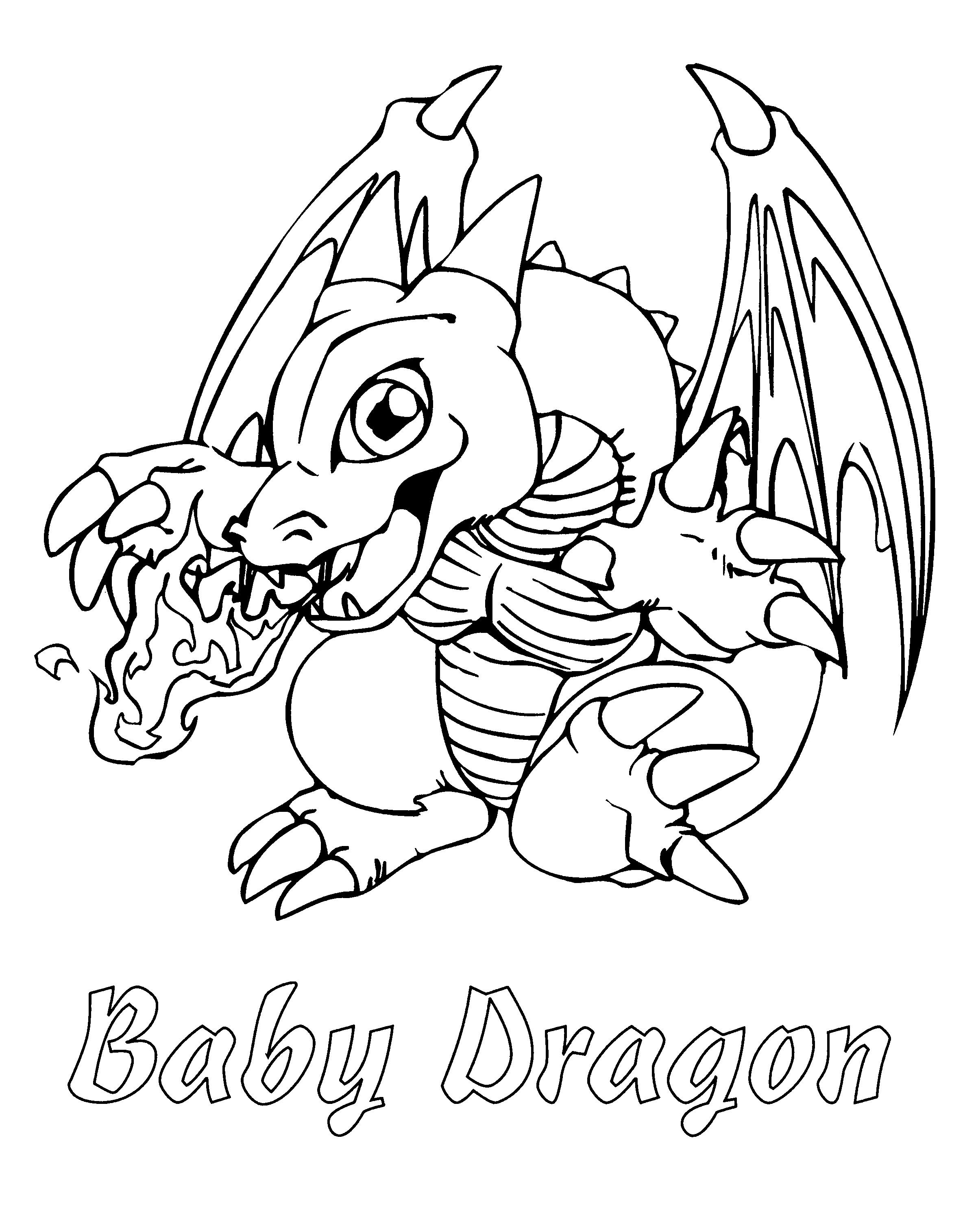  Black And White Dragon Coloring Pages - Chinese New