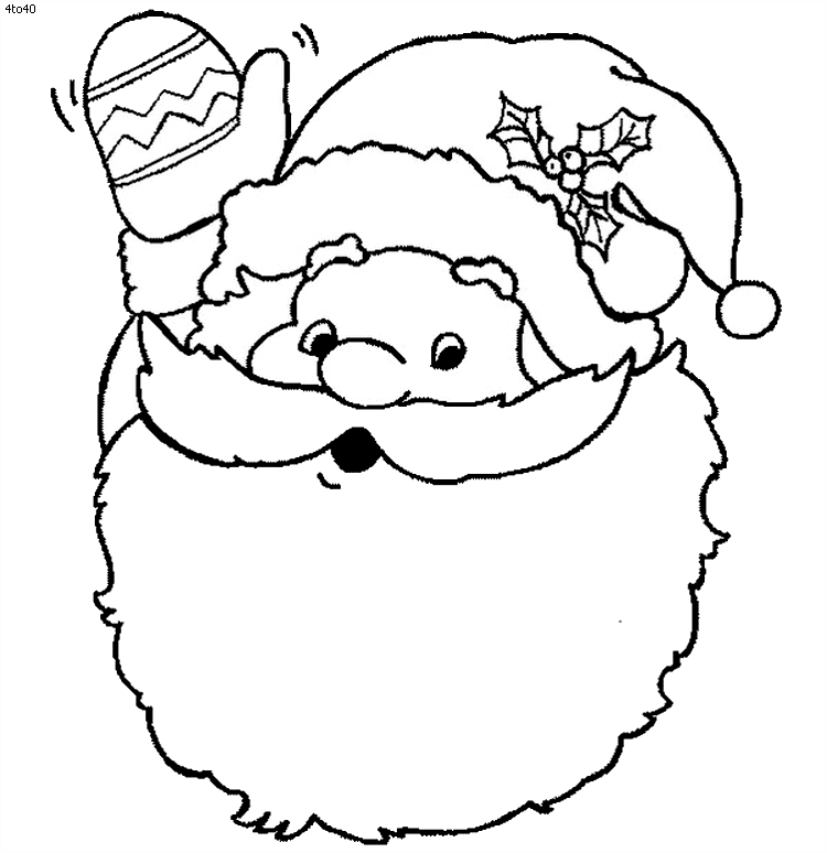 Free Christmas Clip Art Coloring Pages, Download Free Christmas Clip