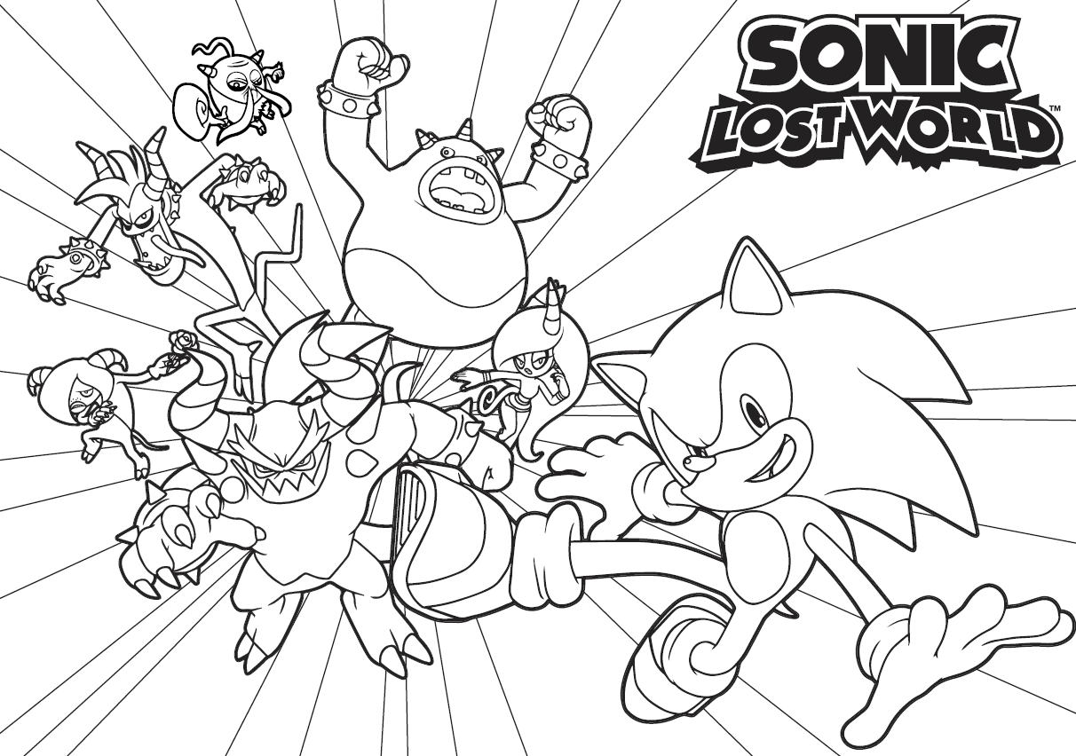 Free Sonic Boom Coloring Pages Download Free Sonic Boom Coloring Pages Png Images Free Cliparts On Clipart Library