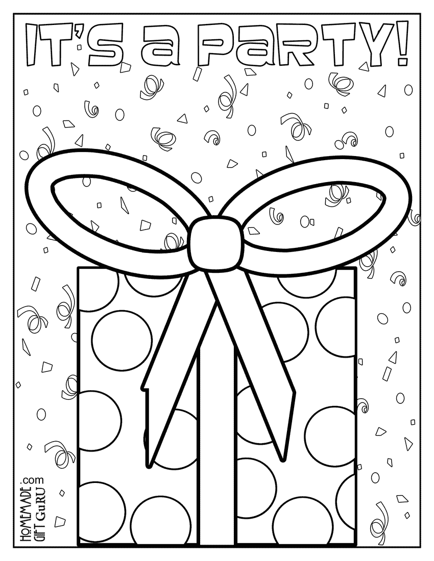 Free Coloring Pages Birthday Card For Boy Download Free Coloring Pages 