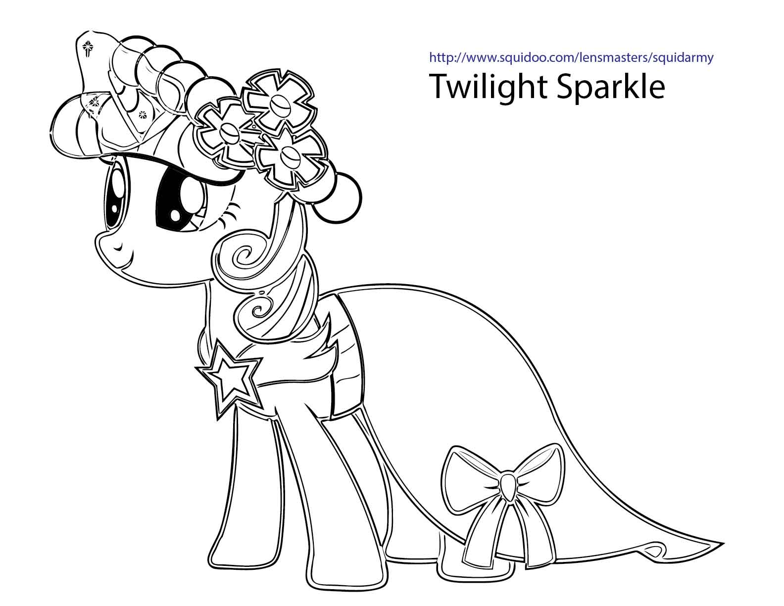  Twilight Sparkle As A Princess Coloring Pages - My