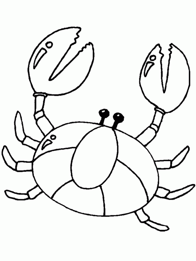 Download Children Crab Coloring Pages Or Print Children Crab