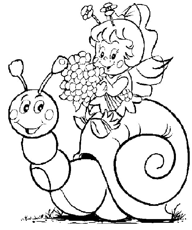 Snails | Free Printable Coloring Pages