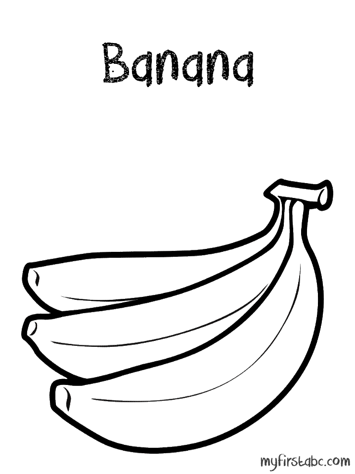 Free Coloring Pages Banana Download Free Clip Art Free