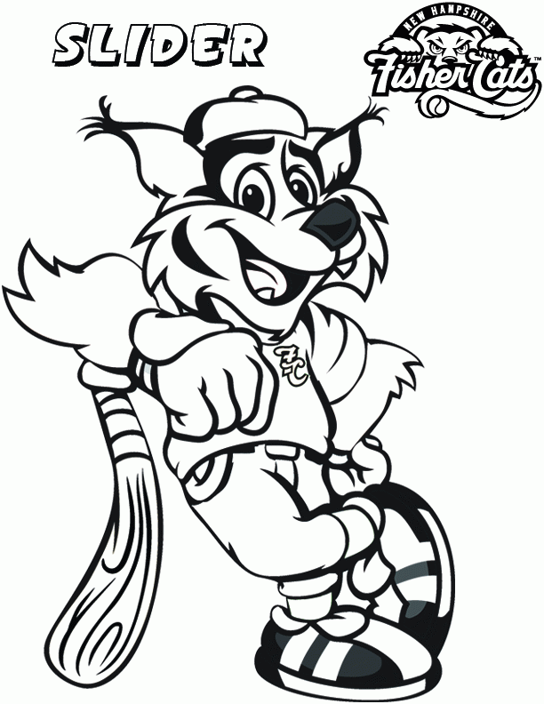 Coloring Pages | New Hampshire Fisher Cats For Kids