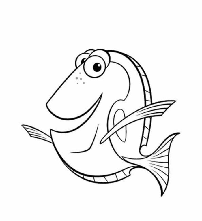 Coloring Pages of Finding Nemo