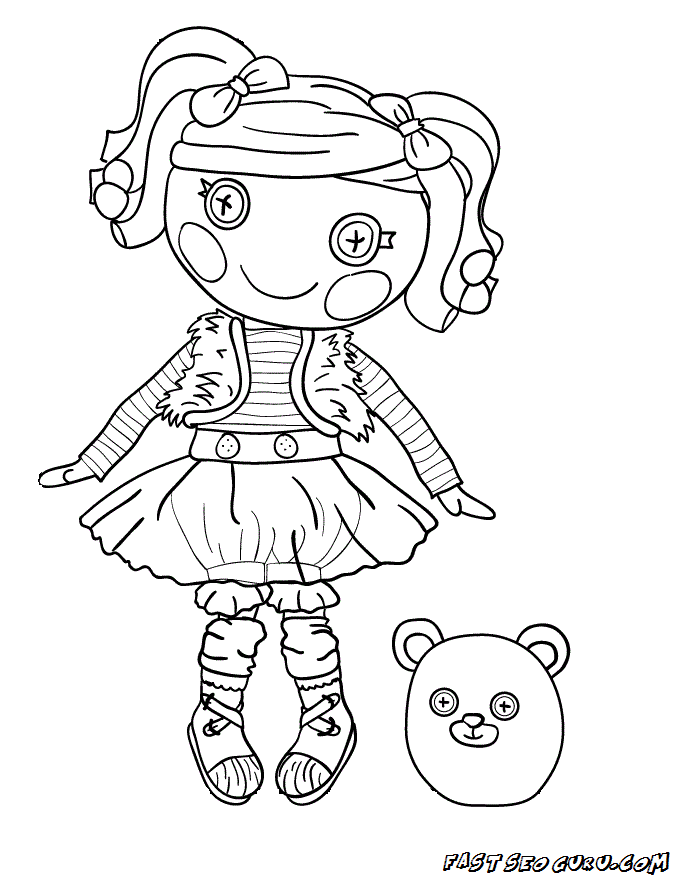 Lalaloopsy Coloring Page | Free Printable Coloring Pages