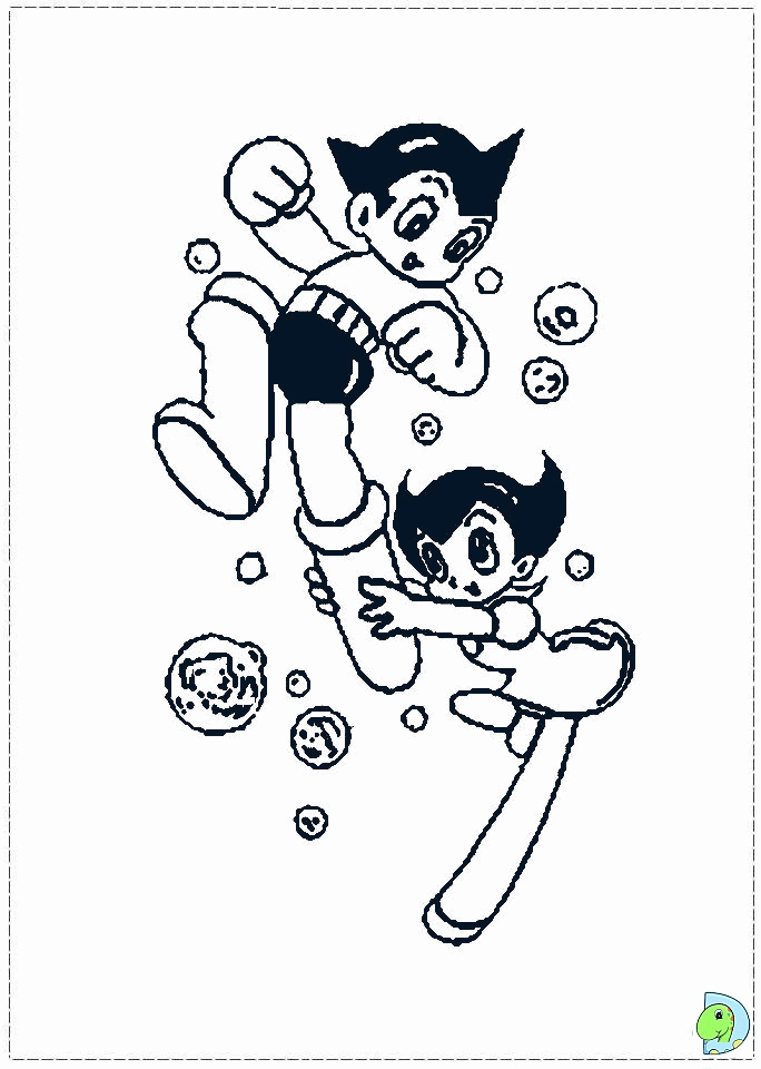 Astro Boy Coloring Pages free download