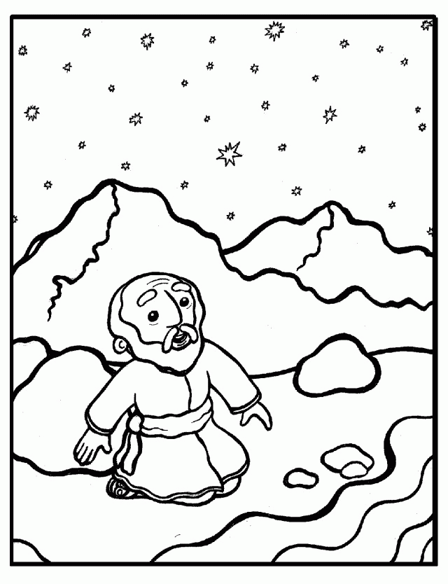Abraham Bible Coloring Pages Bible Story Coloring Pages