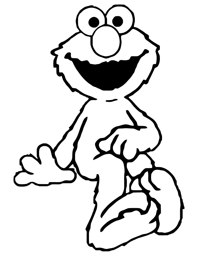 Elmo Coloring Pages and Book | Unique Coloring Pages