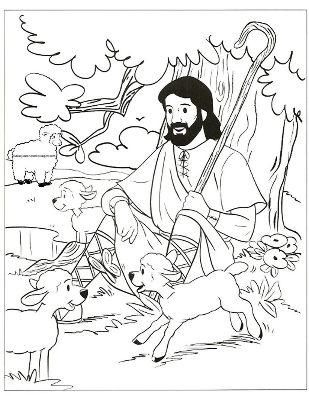 Free The Lord Is My Shepherd Coloring Pages, Download Free The Lord Is ...